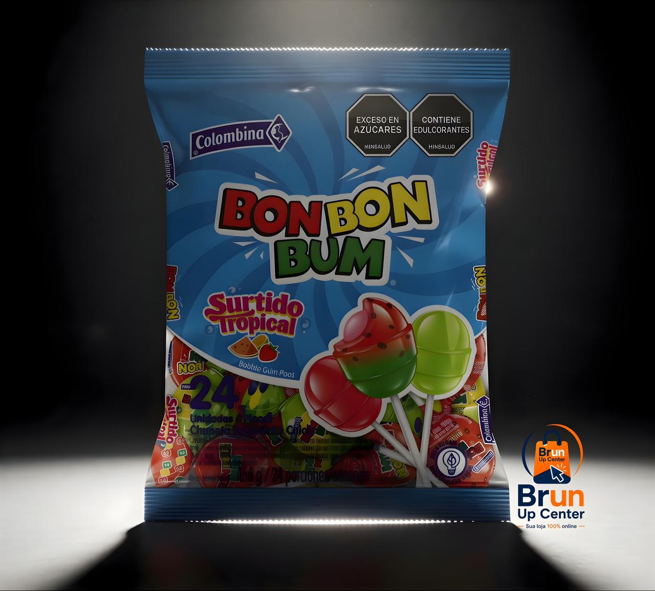 🍭 Pirulito Bom Bom Bum Colombina – 24 Unidades 🍬