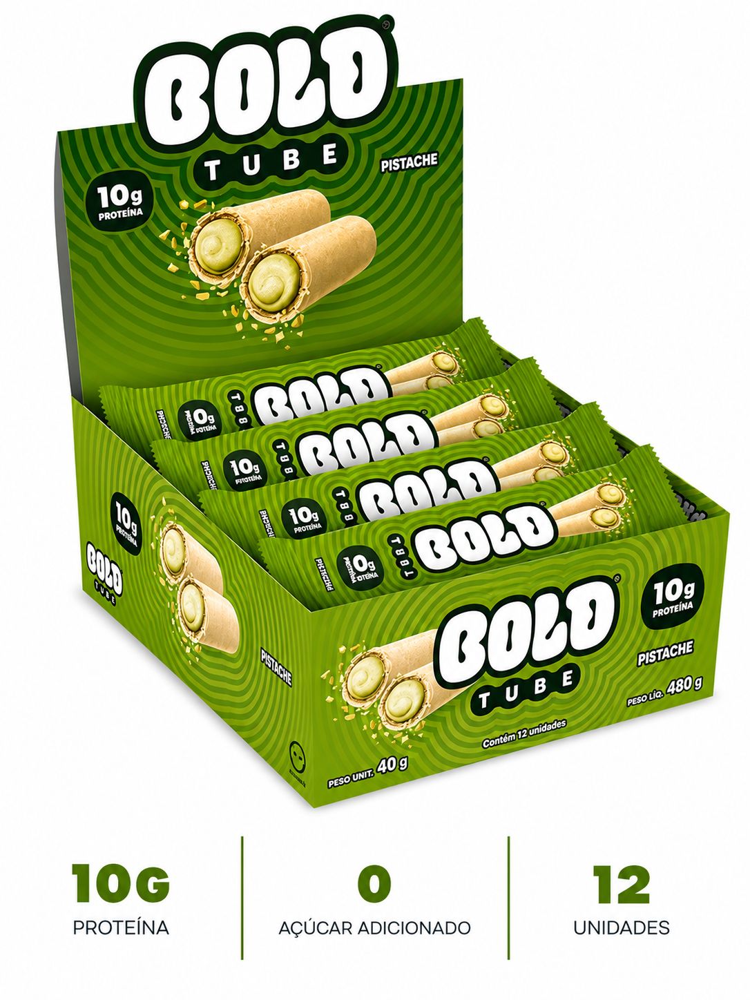 BOLD TUBE PISTACHE